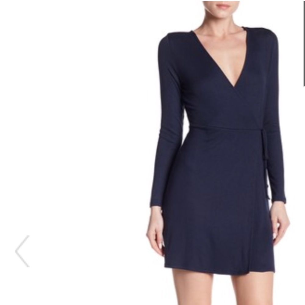 Abound Rib Wrap Dress